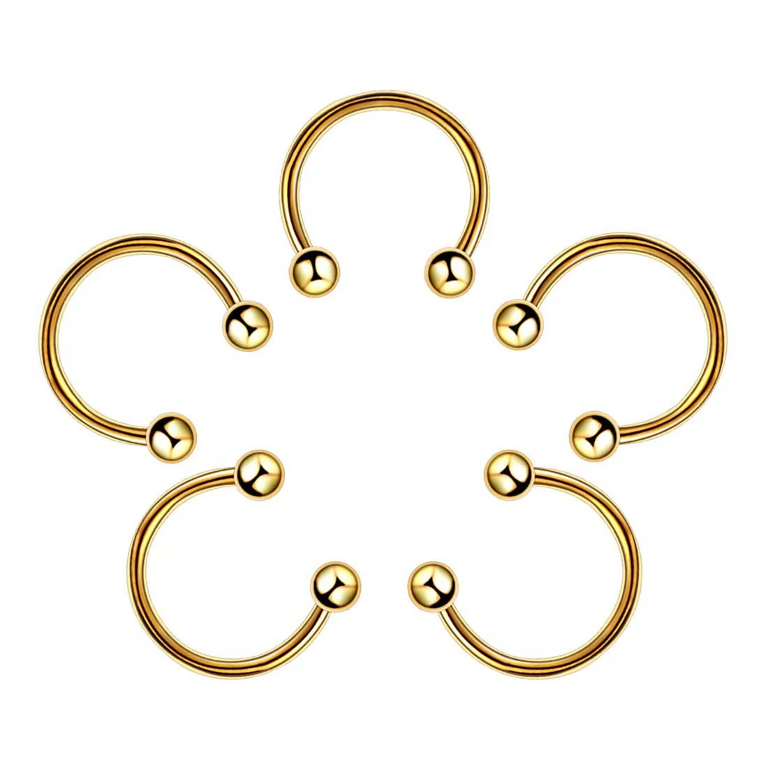 Piercing barbell de acero inoxidable para lengua y labio_voghion.com