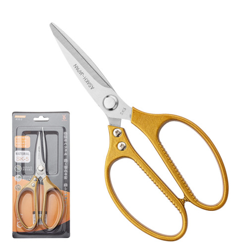 SK5 Aluminum Handle Cutting Aluminum Kitchen Shears Powerful Chicken Bone Shears Food Shears Multi-purpose Household Shears Dropshipping One Piece