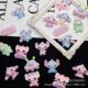 Cute Stitch Pink Cartoon Bright Diy Creative Drop Glue Cream Glue Phone Case Hairpin Resin Accessories