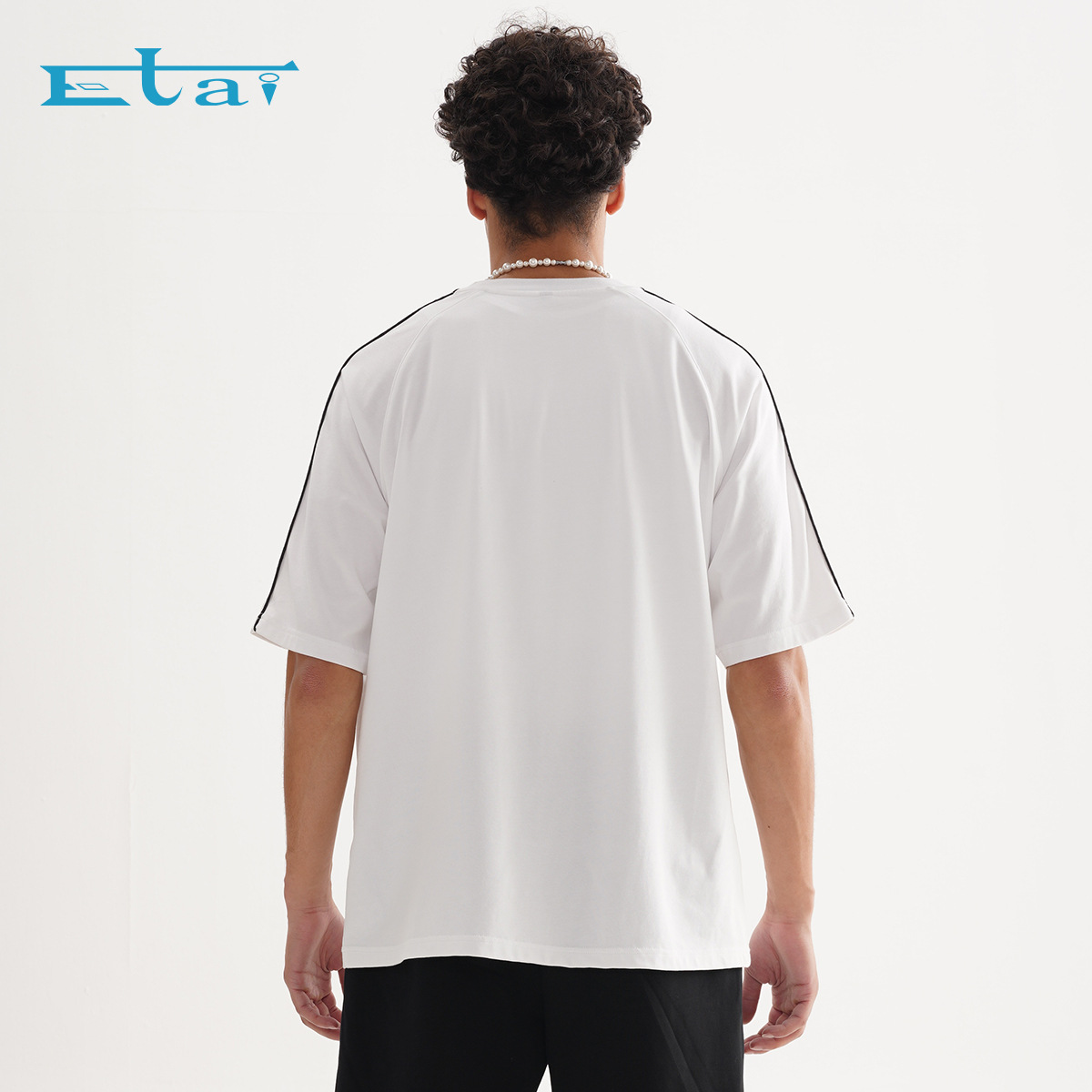 ETAI Hombre| Hombres de verano deportivo casual hombro camiseta de manga corta camiseta de impresión de moda de juventud camiseta image 5