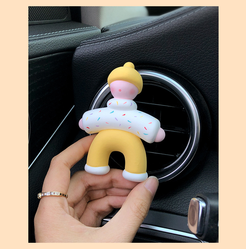 2025 New Villain Car Aromatherapy Car Perfume Air Vent Decoration Diffusing Stone Car Interior Ornament for Women