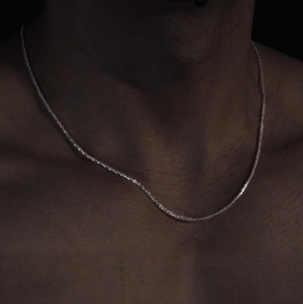 Twisted Rope Chain Chain Type Vacation Classic Style Solid Color Alloy Polishing Men's Chain Necklace Necklace Men Necklace Sets