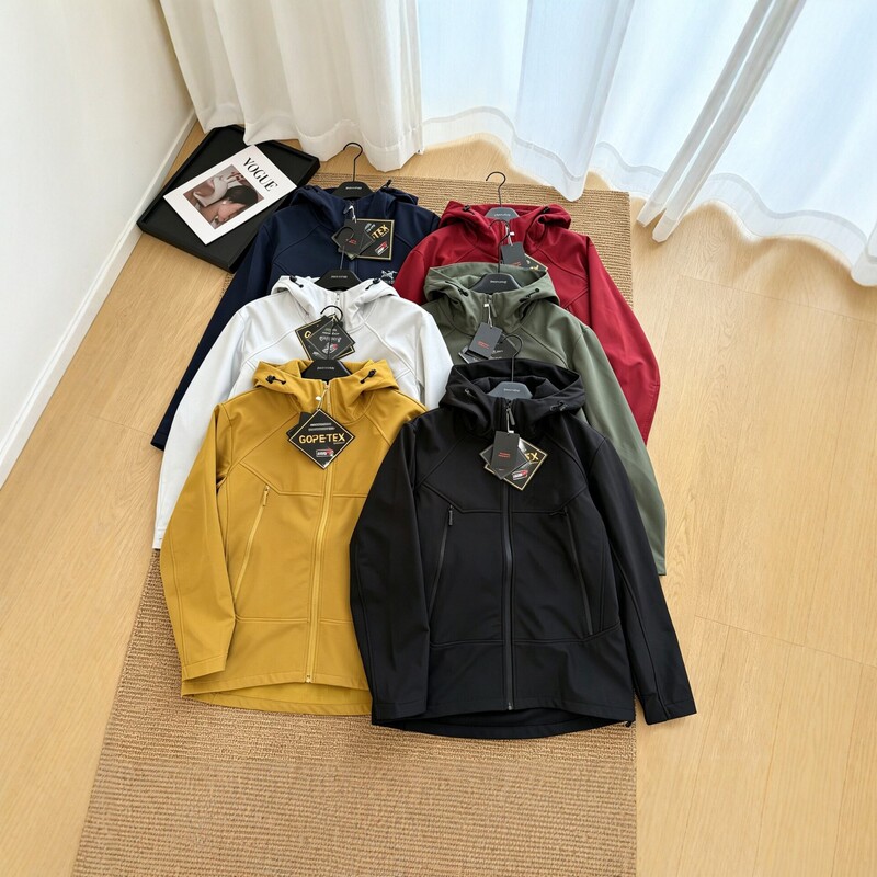 Bird-style soft shell jacket 2026 autumn and winter fleece-lined outdoor windproof waterproof hooded couple's soft shell jacket Bird-style soft shell jacket 2026 autumn and winter fleece-lined outdoor windproof waterproof hooded couple's soft shell jacket