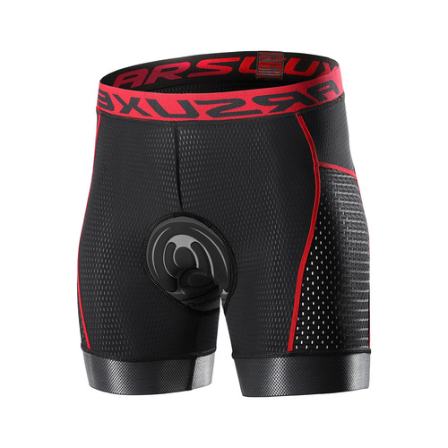 Cycling pants outdoor cycling sports breathable quick-drying mesh stitching high elastic sponge pad cycling underwear for men U06