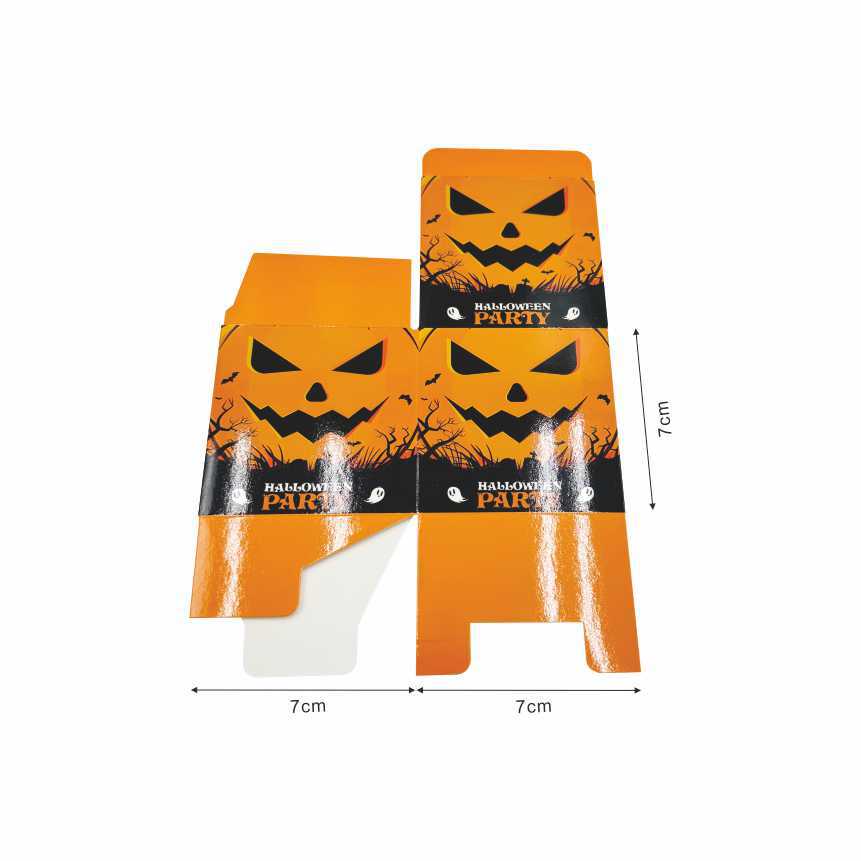 Κουτί με μπομπονιέρες για κέρασμα ή κέρασμα για το Halloween, διακόσμηση πάρτι, χάρτινο κουτί, διακόσμηση δείπνου, κουτί με μπομπονιέρες_voghion.com