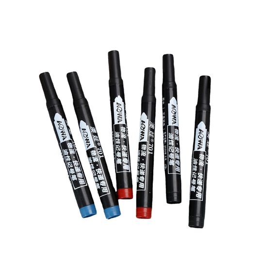 Factory Outlet Aowa 701 Oil Marker Waterproof Ink Mark Large Head Express Logistics Marker