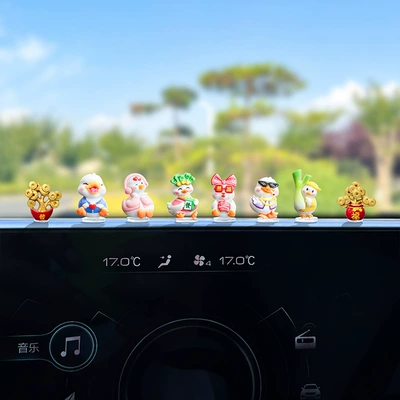 Car ornaments: Car Ornaments Car Small - multiple-options-available-see-details-page-6-cute-and-rich-ducks-money-tree-red-free-traceless-stickers