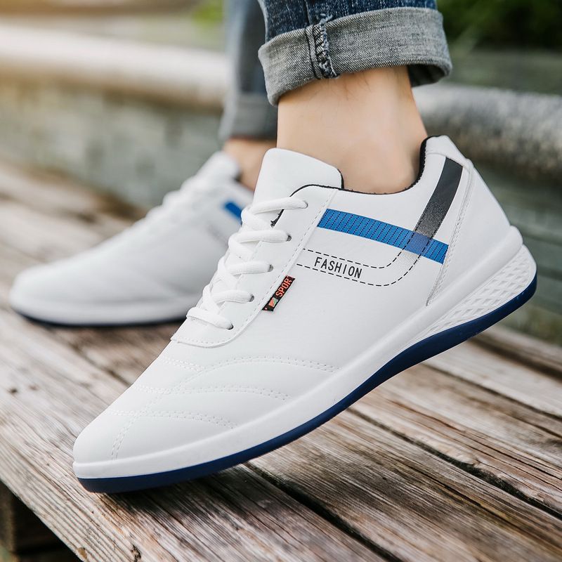 2024 primavera nuevos zapatos de hombre zapatos de moda coreana zapatos casuales transpirables de los hombres zapatillas de deporte de fondo suave zapatos blancos zapatos de los hombres