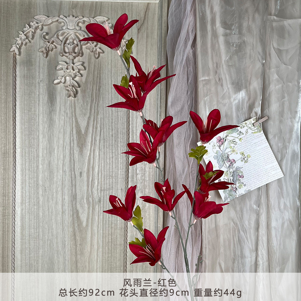 Xq-wind and rain orchid-red