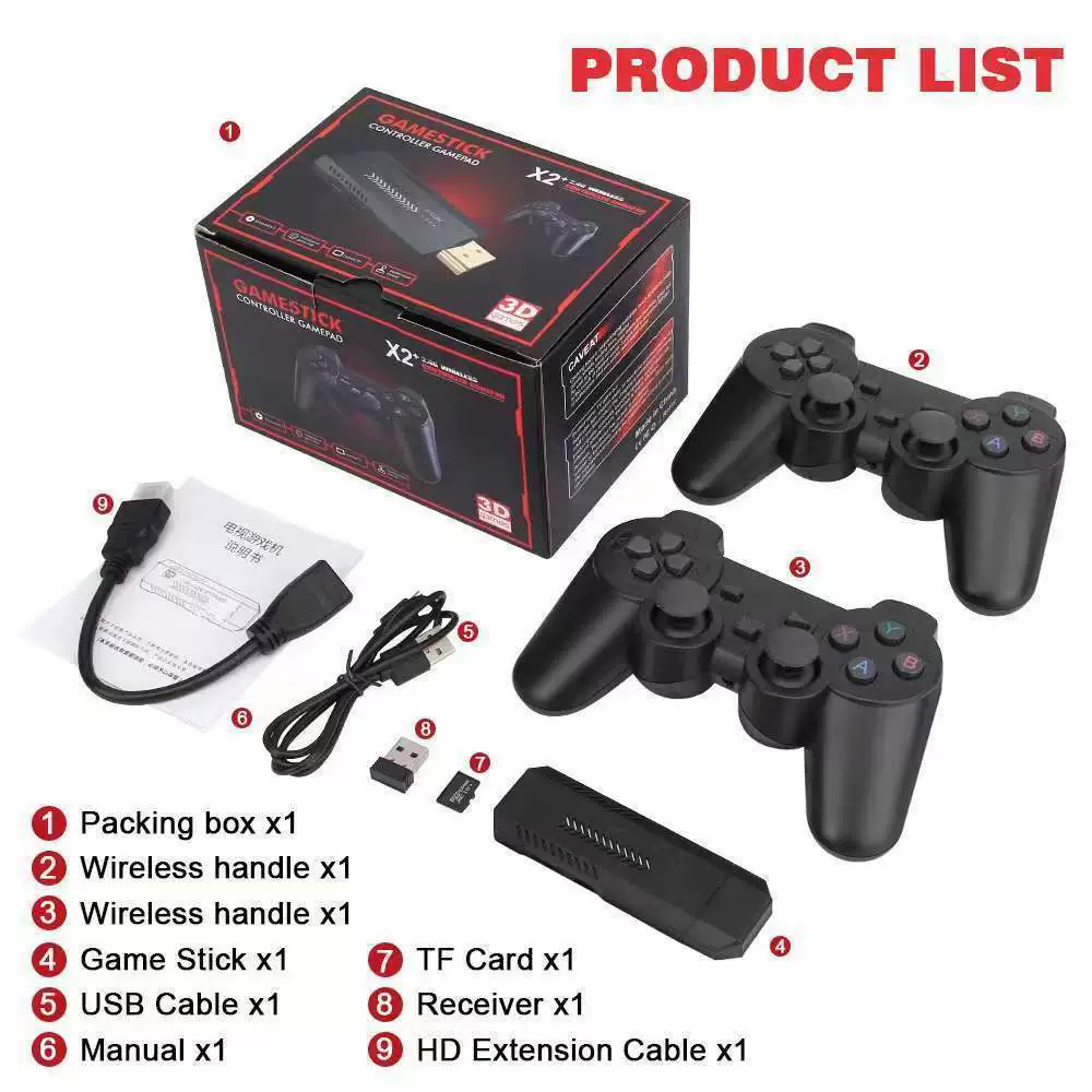 Game console, wireless retro bluetooth controller