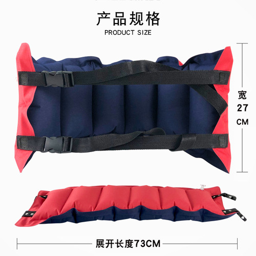 Factory direct sales, waist float belt for learning swimming, inflatable waist float, adult men's and women's float with buckle, children's back float