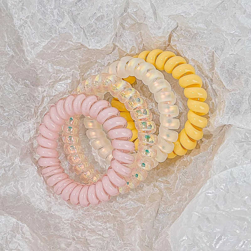 Línea telefónica bucle de cabello red 2025 nuevo cabello atado correa de cabello sin marcas cuerdas de cabello de alta sensación coreana bucle de cabello tocado