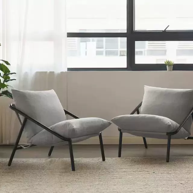 现代布艺沙发轻奢风沙发客厅沙发可拆休闲座椅单人位家用