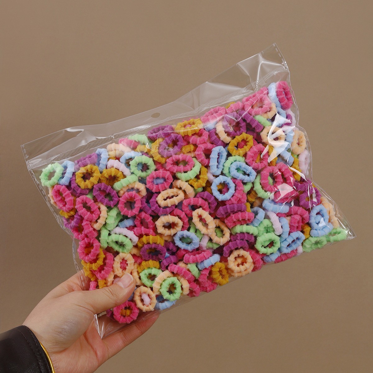 Anillo de cabello de color caramelo para niños no daña banda de goma de cabello 2026 nueva niña atada cabello de cabello de cabello de niña