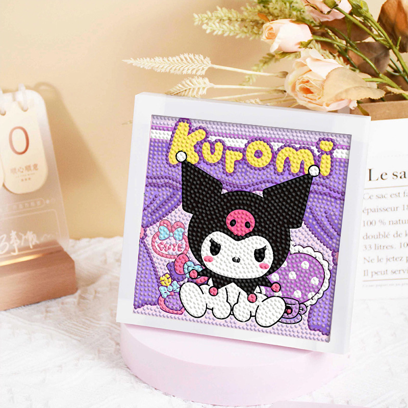 Diamante infantil DIY hecha a mano con material de marco paquete de dibujos animados Sanliou pegatinas de diamante regalo al por mayor pinturas de mampostería