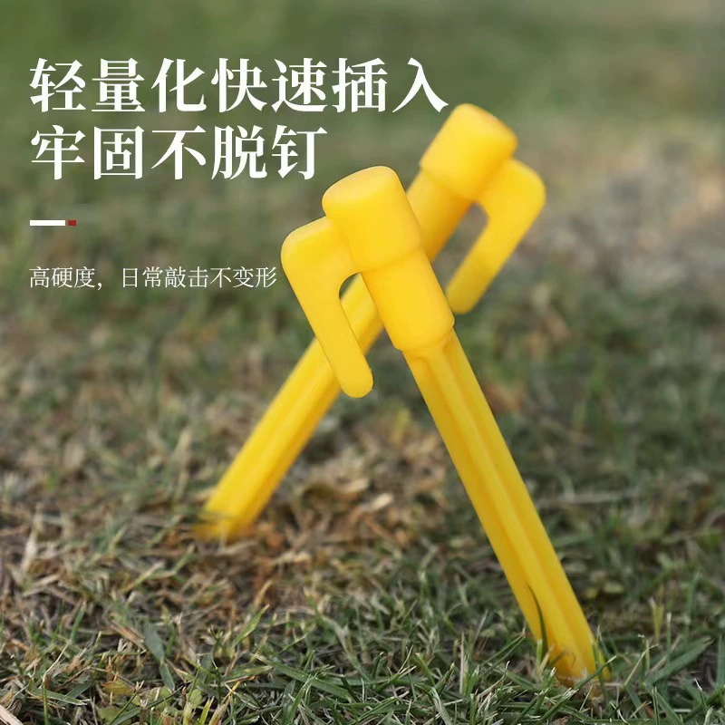 Travel beach windproof plastic tent for camping, inflatable yellow sofa