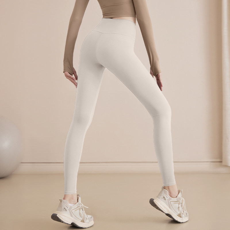 Pantalones de yoga elásticos, cintura alta, abdomen, caderas, pantalones deportivos de fitness