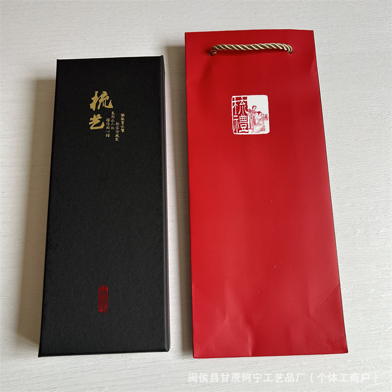 Horn Comb Head Massage Comb Gift Box Business Gift Set for Teachers and Corporate Events in use