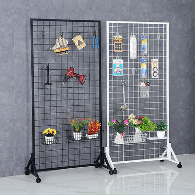 Grid Display rack supermarket goods shelves Stall up Iron art grid Barbed wire works Shelf Jewelry Storage On behalf of