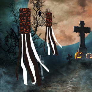 2025 Halloween Hair Dryer Flag Cross-Border Funny Ghost Hair Dryer Flag Outdoor Courtyard Decoration Halloween Flag Customization