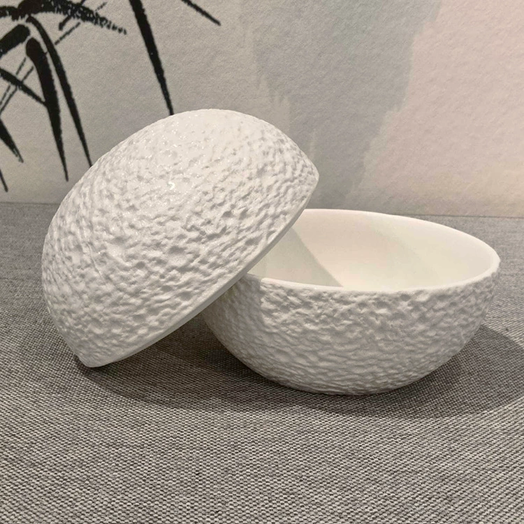 Stone pattern 4.5 -inch Creative Moon Ceramics Moleted Bowl Ballical Cup Snack Cup Snack Formula Exit Ceramics