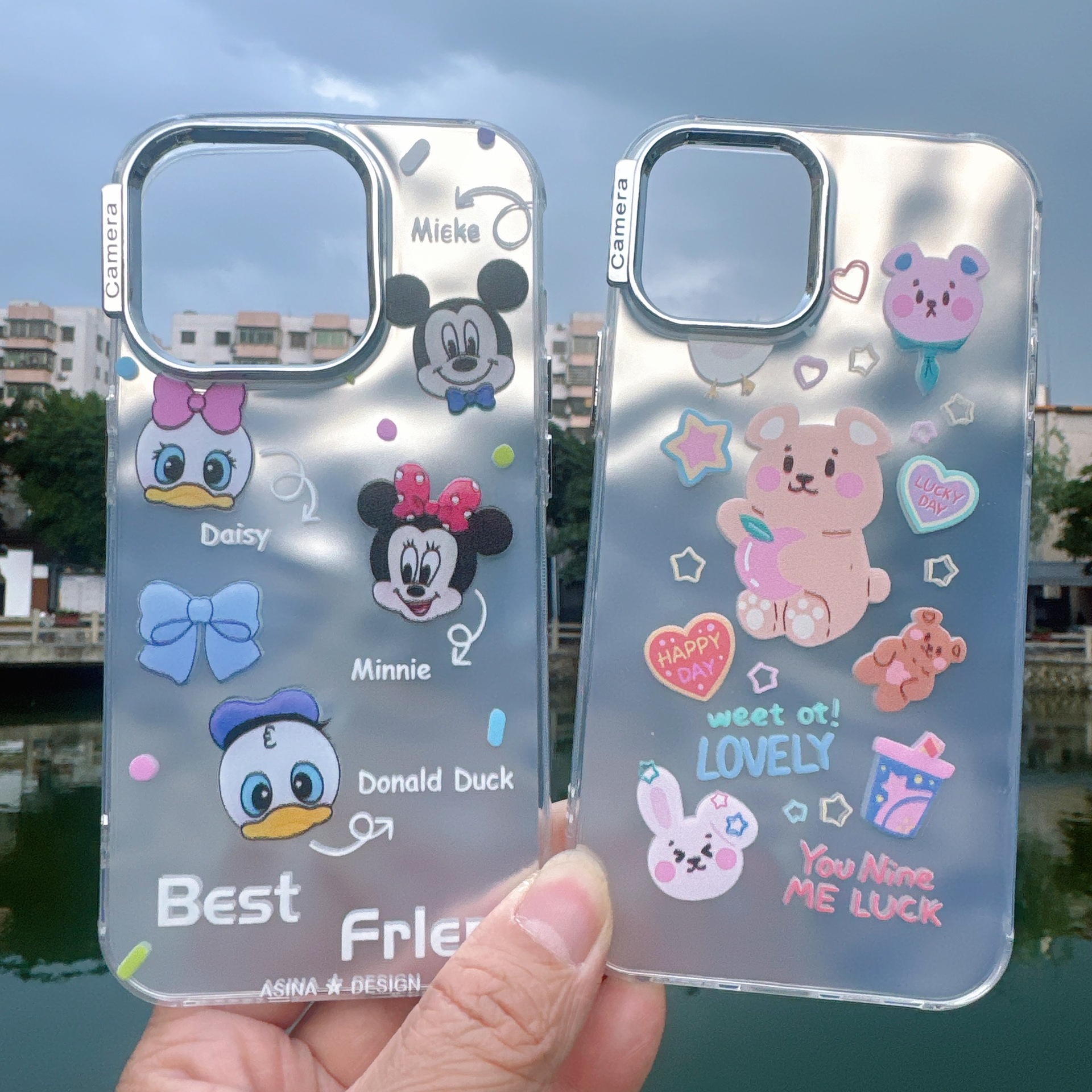 Apple 17Promax Mobile Phone Protective Case Fidnx9 Painted X300Pro Pleated Nova13 Suitable for Honor X60