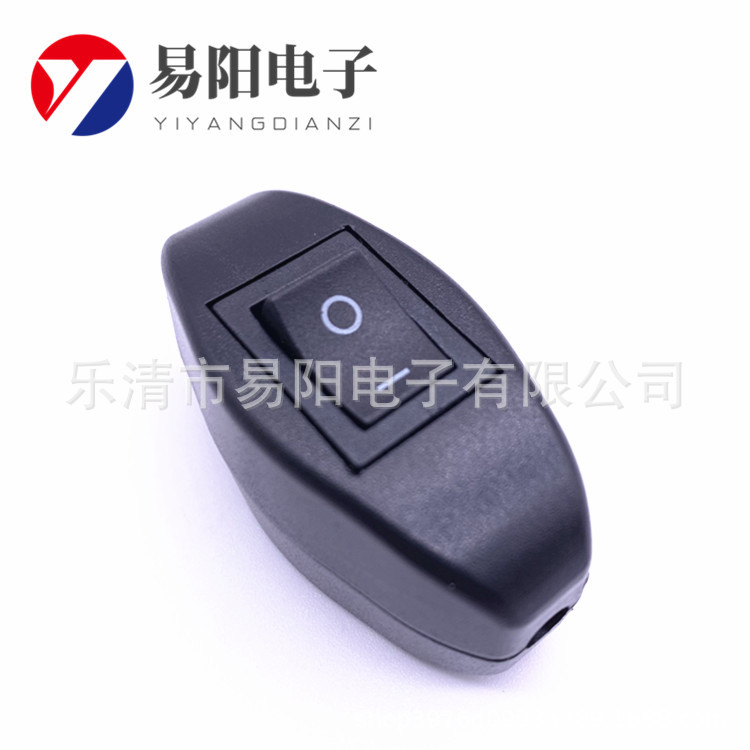 线上开关 301船型开关 床头翘板开关 带开关带灯2脚3脚2档3档开关