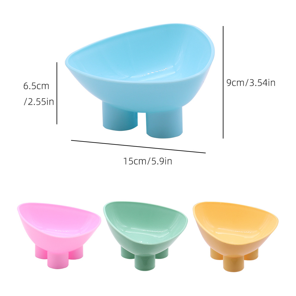 Tazón para gatos de patas altas, lindo juego de comida para mascotas, tazón para gatos, tazón para gatos, tazón para gatos, tazón para gatos, tazón para beber, tazón para gatos de plástico