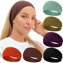 W 27894 Candy Color Elastic Yoga Headband �ǹ�ɫ�٤ͷ��