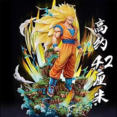 ドラゴンボール GK インフィニット スーパー スーパー 3 孫悟空シーン フィギュア プレミアム エディション スタチュー モデル