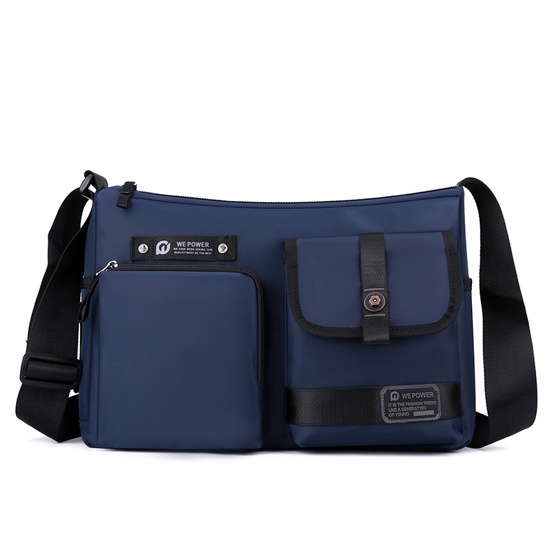 Wepower nuevo bolso de hombro de los hombres de moda casual bolso de los hombres al aire libre mochila de gran capacidad crossbody bolso de hombro