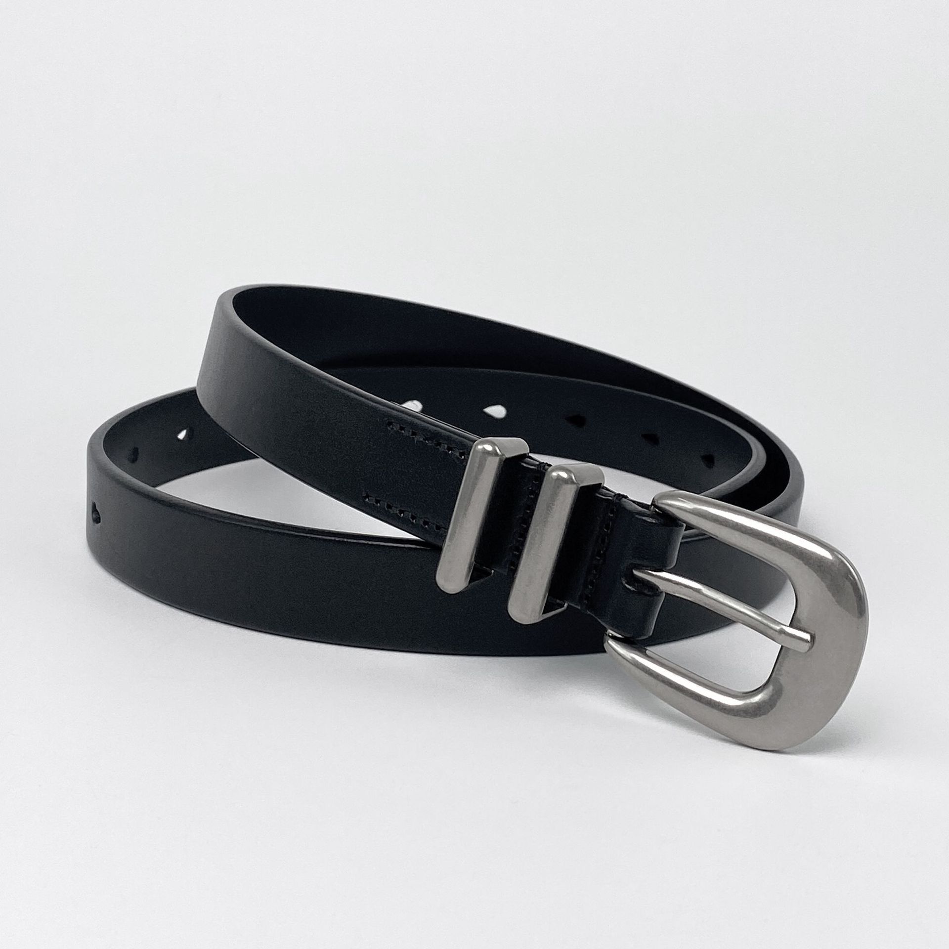 넓은 Leather-Black-2.3cm
