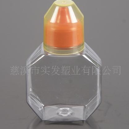 供应尖嘴带盖挤压PET塑料瓶 密封果酱分装罐TZ-007