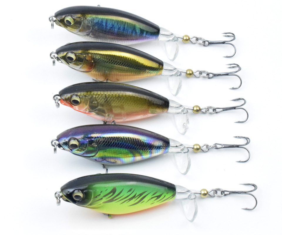 2 Pcs Whopper Plopper fishing lures bass trout Saltwater Sea Fishing Lure