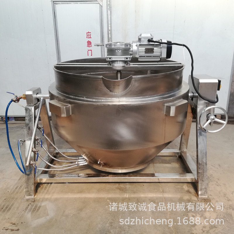 出售多种加热方式夹层锅 燃气搅拌夹层锅 可倾出料豆沙炒锅