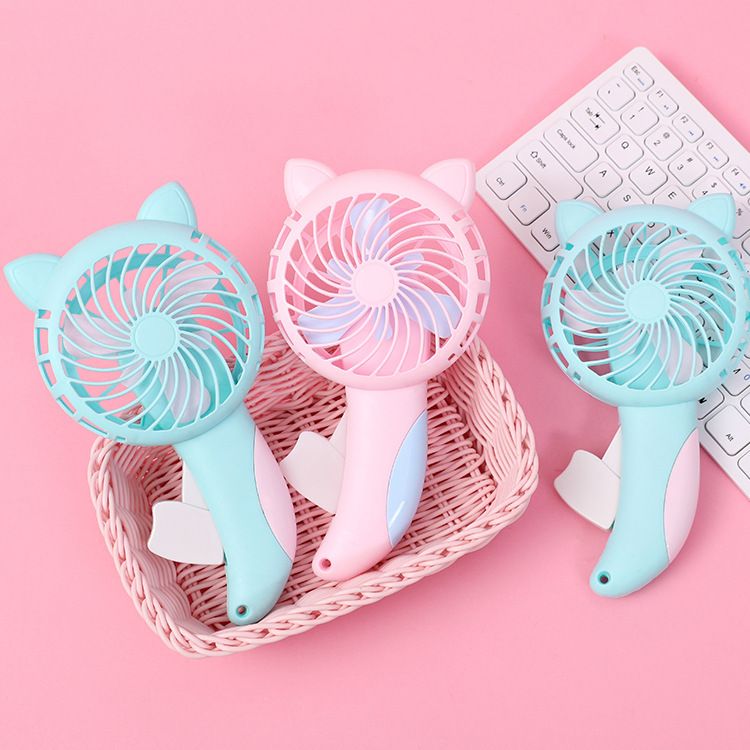 Summer Hand-Pressed Fan, Mini Portable Hand-Cranked Fan, Portable for Outdoor and Indoor Use, Portable Fan for Street Stalls