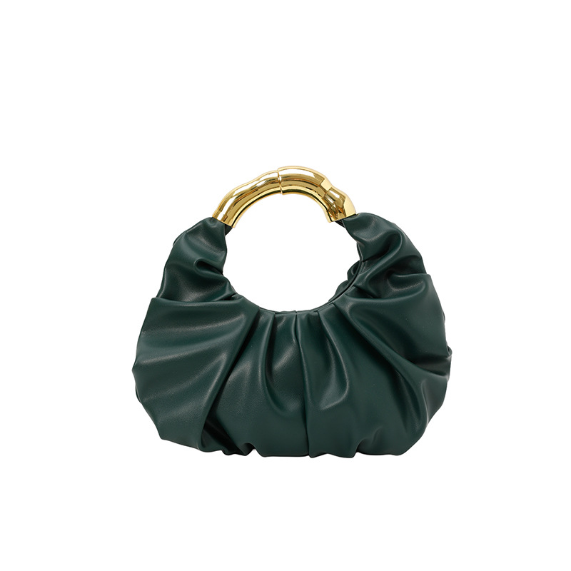 Bolso de mujer venta caliente nuevo nicho coreano diseño popular bolso plegado de lujo ligero de alta calidad bolso de hardware personalizado