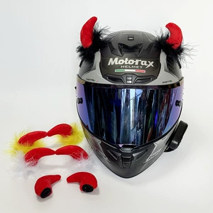 Helmet Decoration Luminous Devil Horns Antlers Christmas Reindeer Horns