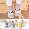 Cartoon Mink cashmere Autumn and winter prewalker  baby baby Socks thickening children soft sole non-slip men and women A pedal