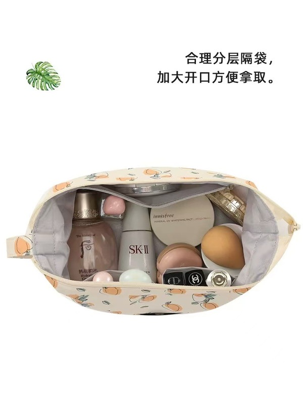 印花化妆包一个起批收纳包女便携大容量高级感洗漱袋tagi化妆包|undefined