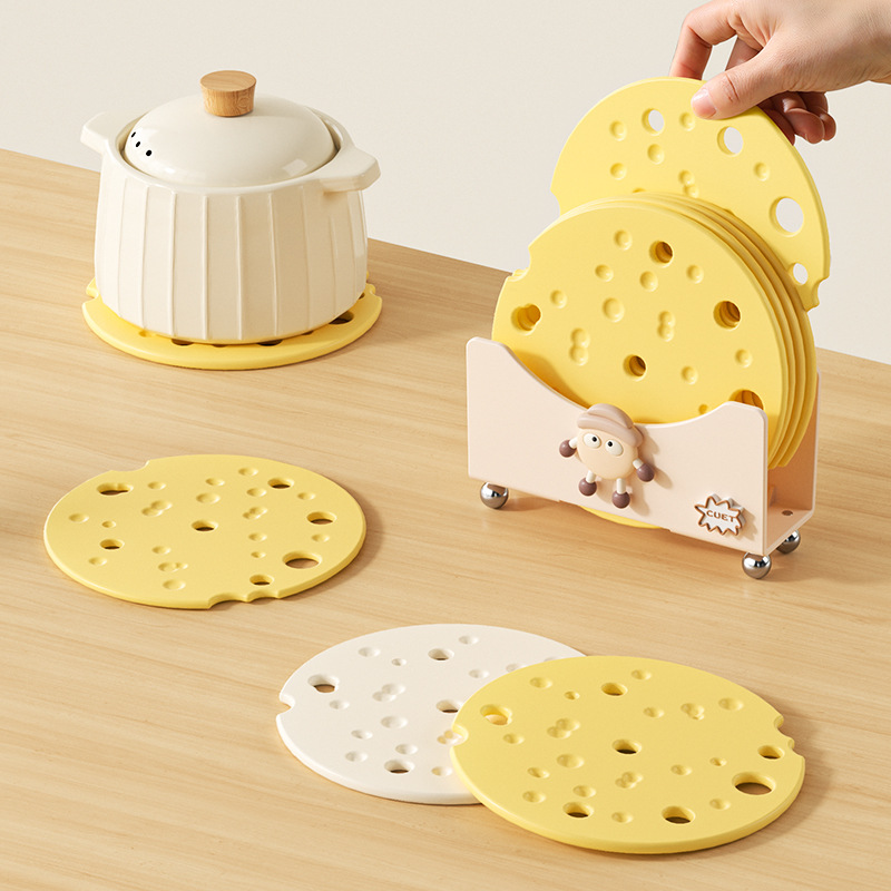 almohadilla de aislamiento térmico de silicona almohadilla de mesa de comedor anti-corrosión almohadilla de viento crema almohadilla de platos de comedor almohadilla de taza de alta sensación almohadilla de comedor resistente a altas temperaturas