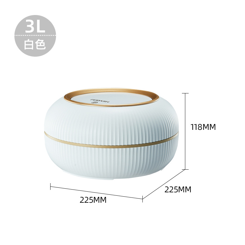 Basero de escritorio tamaño pequeño hogar mini luz lujo sala de estar Oficina escritorio creativo almacenamiento cubo prensa cubierta elástica tipo