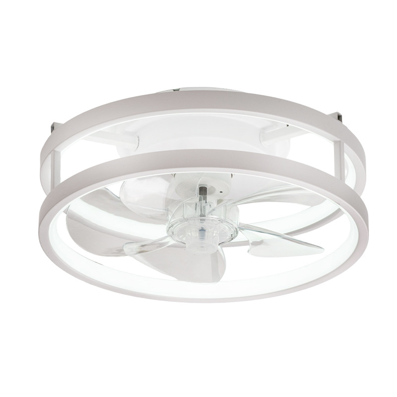 Ventilador de Techo con Luz de 6 Velocidades, Acrílico, Control por APP, para Dormitorio y Sala de Estar
