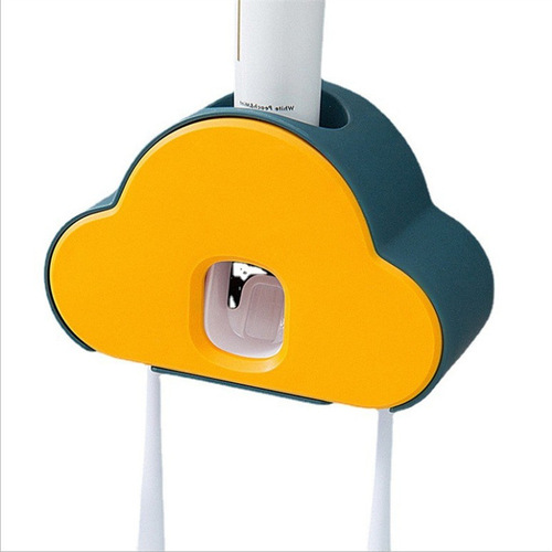 Fully automatic toothpaste squeezer artifact wall-mounted household squeezer set without punching bathroom toothbrush rack