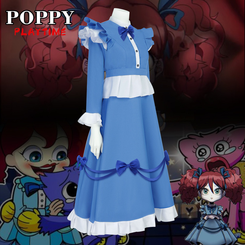 万圣节波比的游戏时间4cosplay 红发女孩poppy playtime舞台表演|undefined