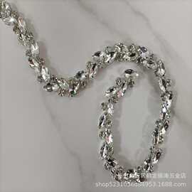 热销各种吊坠链上衣链凉鞋装饰链 服装辅料烧焊 钻链码链厂家批发