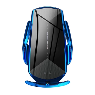 Car phone holder: charging mobile phone bracket induction - q2-sapphire-blue