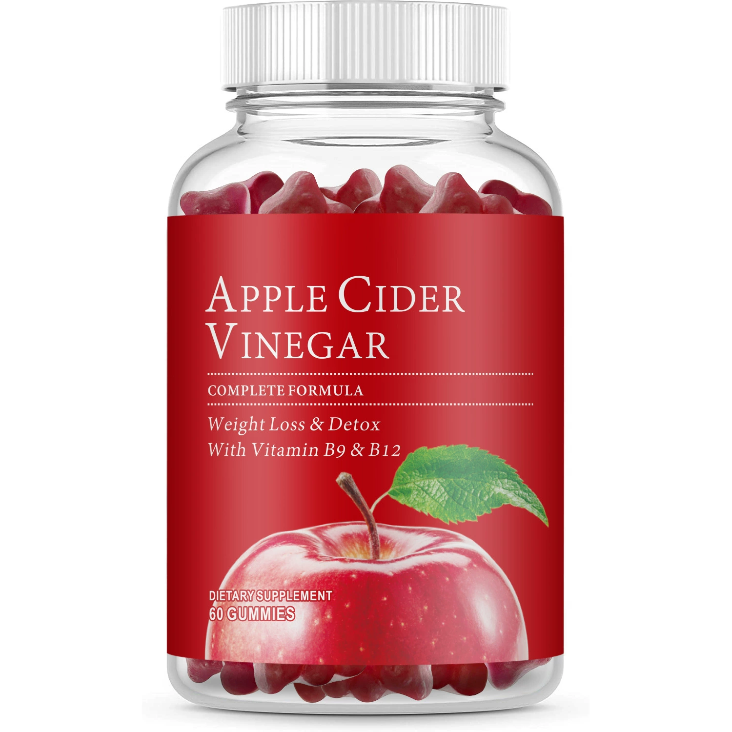 В наличии Amazon Яблочный уксус серии помадка Apple CiderVinegarGummies Яблочный уксус помадка