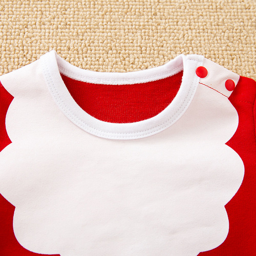 Christmas baby onesie, baby clothes, newborn, autumn and winter, long-sleeved, Christmas baby clothes, cross-border