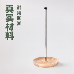 New loading and unloading wooden base decanter bracket simple wake-up wine pot upside down drying rack cross-border supply wholesale